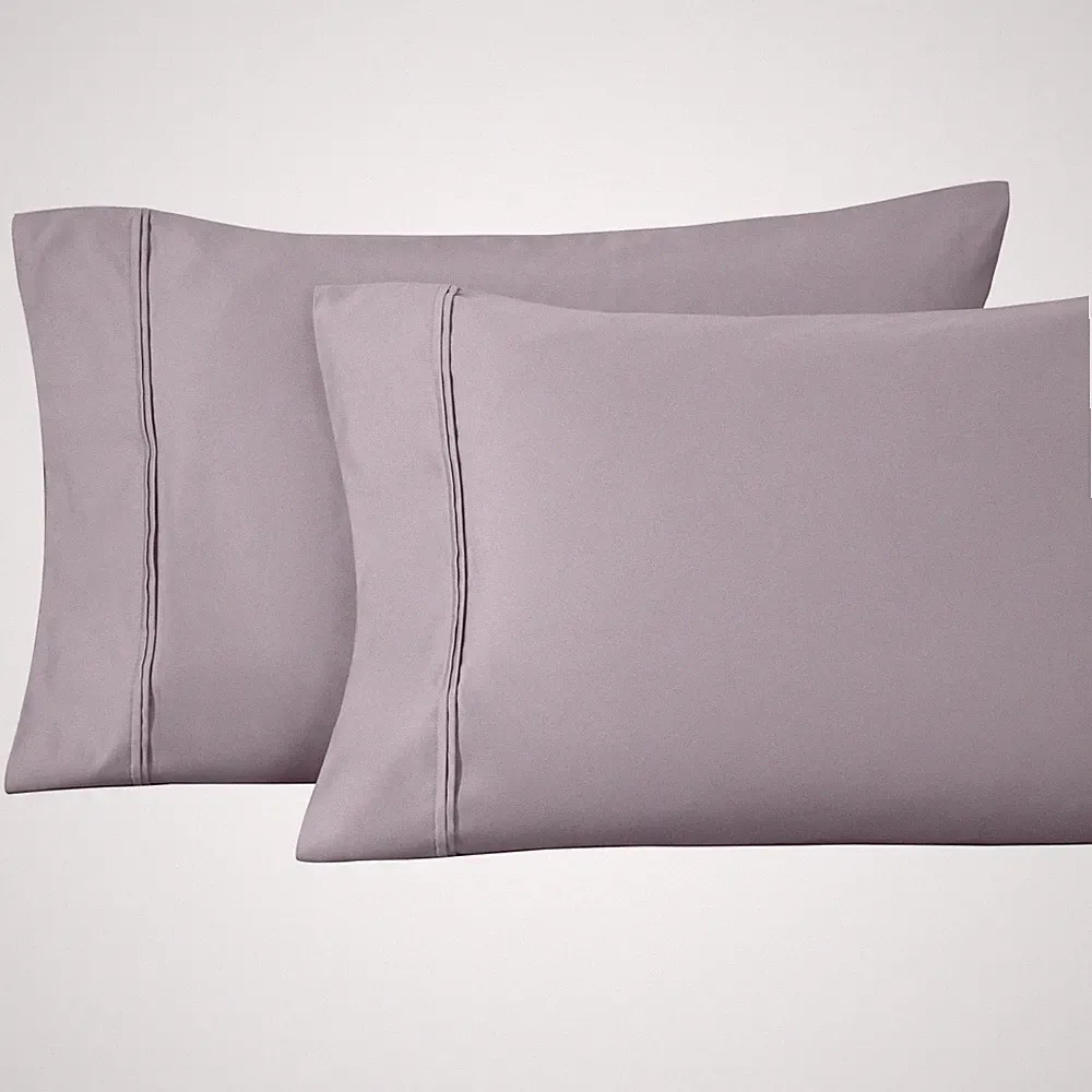 1200-Thread Count Egyptian Cotton Solid Pillowcase Set, Zephyr