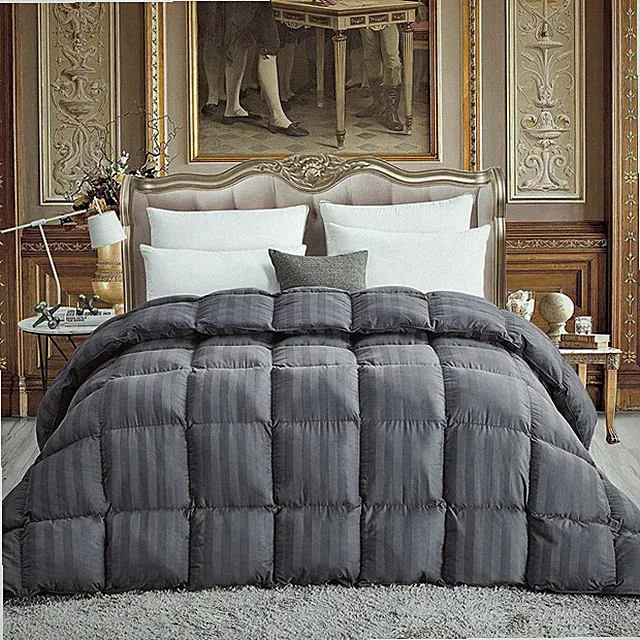 Luxurious 1200 Thread Count Siberian Goose down Comforter, 100% Egyptian Cotton