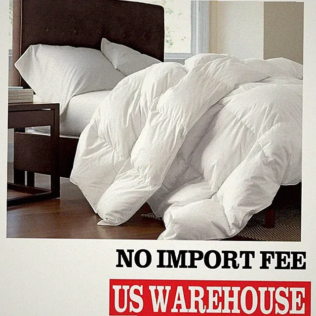 LUXURIOUS FULL / QUEEN Size Siberian GOOSE DOWN Comforter, 1200 Thread Count