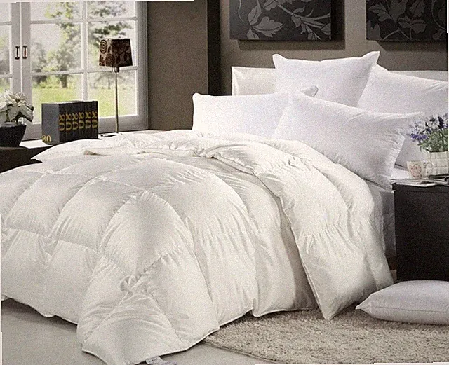 Queen Size Luxurious 1200 Thread Count Siberian Goose down Comforter, 100% Egypt